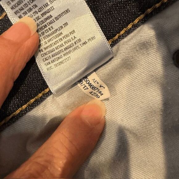 American Eagle Extreme Flex 4 Original Straight Dark Wash Men's Size 29 x 30 - Picture 9 of 10